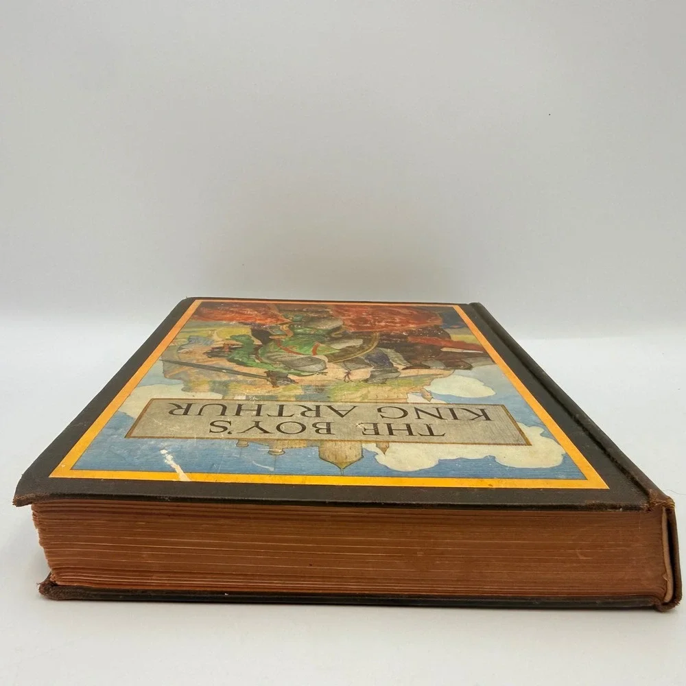 The Boys King Arthur Sidney Lanier NC Wyeth Illustrated Complete 1922 Scribners